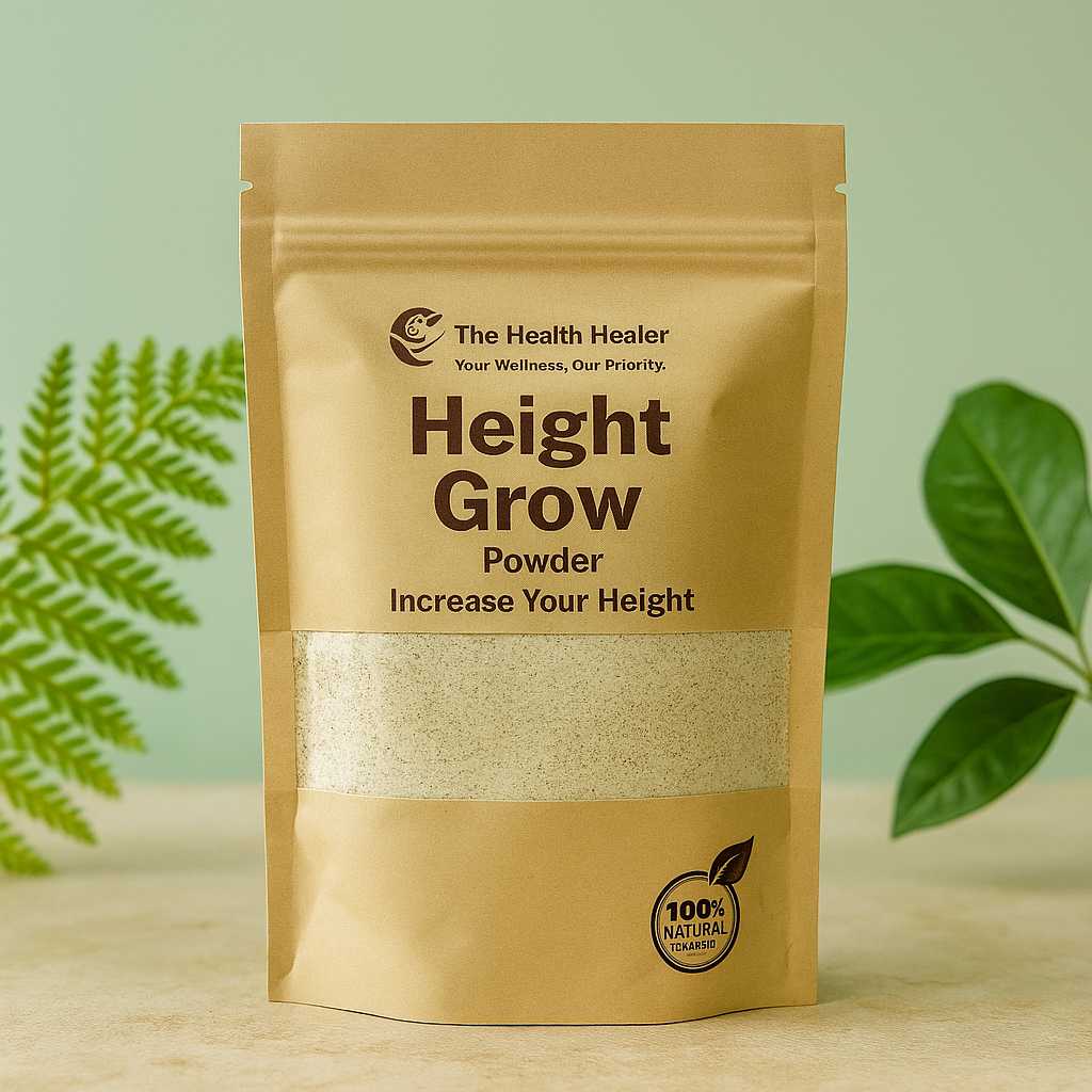 The Health Healer Height Grow Powder – Herbal Nutritional Supplement for Bone & Growth Support