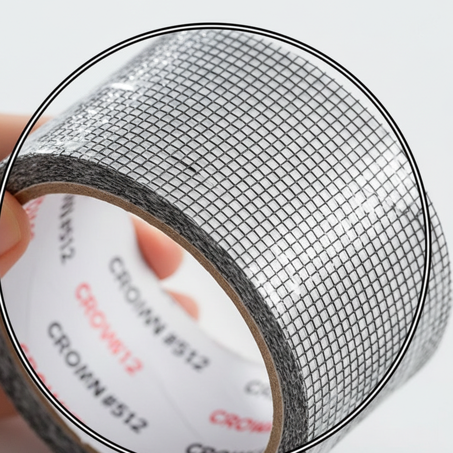 Window & Door Screen Repair Tape – Self-Adhesive Fiberglass Mesh for Quick DIY Repairs, 2 Meter