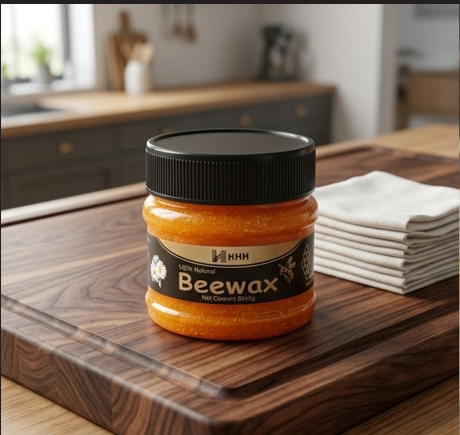 100% Natural Beeswax Wood Polish & Protector – Furniture Restorer & Wood Care Wax, 85g