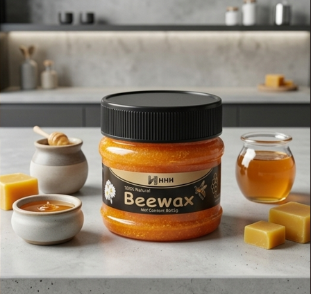100% Natural Beeswax Wood Polish & Protector – Furniture Restorer & Wood Care Wax, 85g