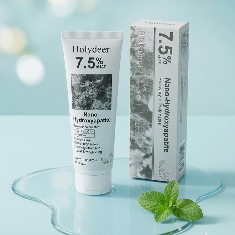 Holydeer Recovery Toothpaste with 7.5% Nano-Hydroxyapatite – Enamel Care & Sensitivity Support, 120g